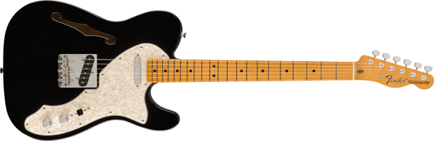 Fender Vintera II '60s Telecaster Thinline, Maple Fingerboard, Black