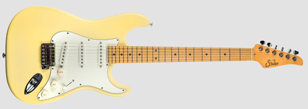 Suhr Classic S, Vintage Yellow, Maple Fingerboard, SSS, SSCII