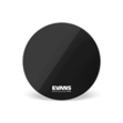 Evans MX2 Black Marching Bass Drum Head, 26 Inch