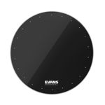 Evans EQ1 Resonant Black Bass Drum Head, 20 Inch
