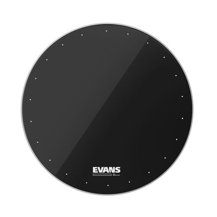 Evans EQ1 Resonant Black Bass Drum Head, 20 Inch