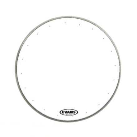 Evans EQ1 Resonant Coated White Bass Drum Head, 24 Inch