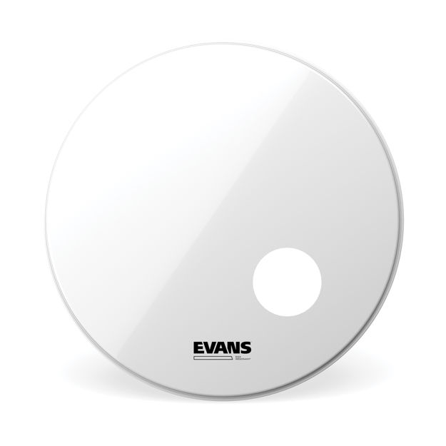 Evans EQ3 Resonant Smooth White Bass Drum Head, 22 Inch