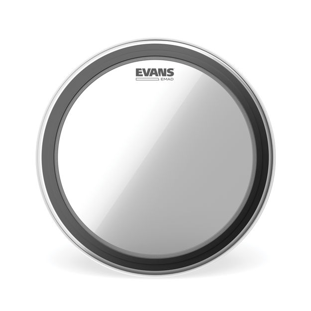 Evans EMAD Clear Bass Drum Head, 24 Inch