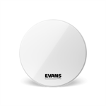 Evans MX2 White Marching Bass Drum Head, 18 Inch