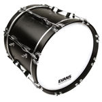 Evans MX2 White Marching Bass Drum Head, 28 Inch