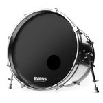 Evans EQ3 Resonant Black Bass Drum Head, 26 Inch
