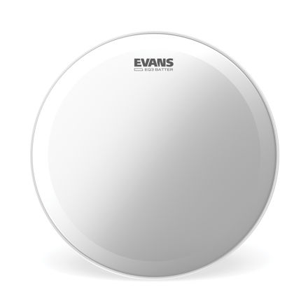 Evans EQ3 Frosted Bass Drum Head, 24 Inch