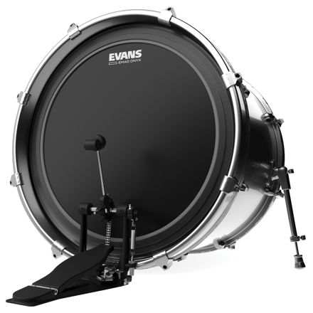 Evans EMAD Onyx Bass Drum Head, 22 Inch