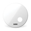 Evans EQ3 Resonant Smooth White Bass Drum Head, 20 Inch