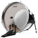 Evans EQ4 Clear Bass Drum Head, 20 Inch