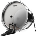 Evans EQ3 Frosted Bass Drum Head, 20 Inch