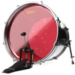 Evans Hydraulic Red Bass Drum Head, 22 Inch