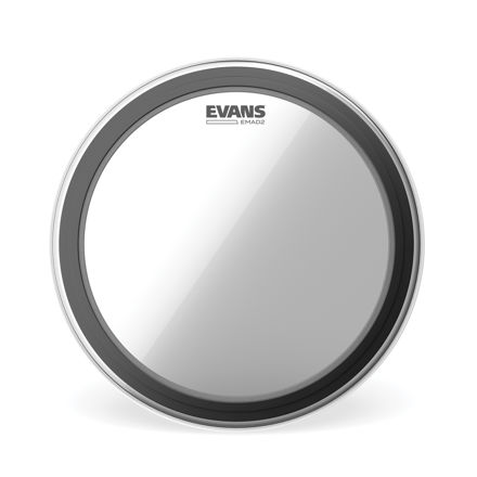 Evans EMAD2 Clear Bass Drum Head, 18 Inch