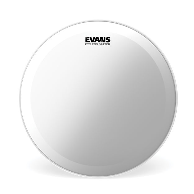 Evans EQ3 Clear Bass Drum Head, 22 Inch
