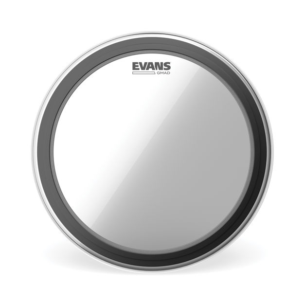 Evans GMAD Clear Bass Drum Head, 24 Inch