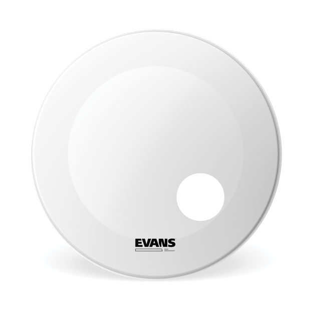 Evans EQ3 Resonant Coated White Bass Drum Head, 22 Inch