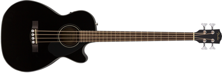 Fender CB-60SCE Bass, Laurel Fingerboard, Black