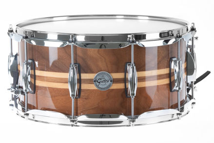 Gretsch Snare Drum Full Range 14x6.5, Brown/Dark natural wood