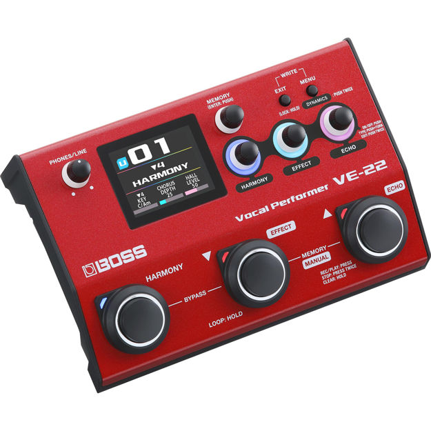 Boss VE-22 Flagship Floor Based Vocal Effect Pedal