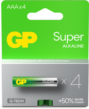 GP Batteries LR03 AAA batteri - 4 pack
