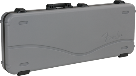 Fender Deluxe Molded Strat/Tele Case, Silver/Blue