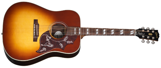 Gibson Hummingbird Studio Rosewood Satin Rosewood Burst