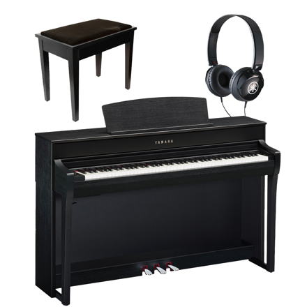 Komplett Pianopakke: Yamaha CLP-745B CLAVINOVA