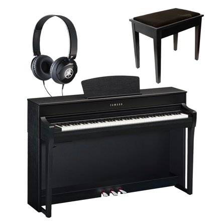 Komplett Pianopakke: Yamaha CLP-735B CLAVINOVA
