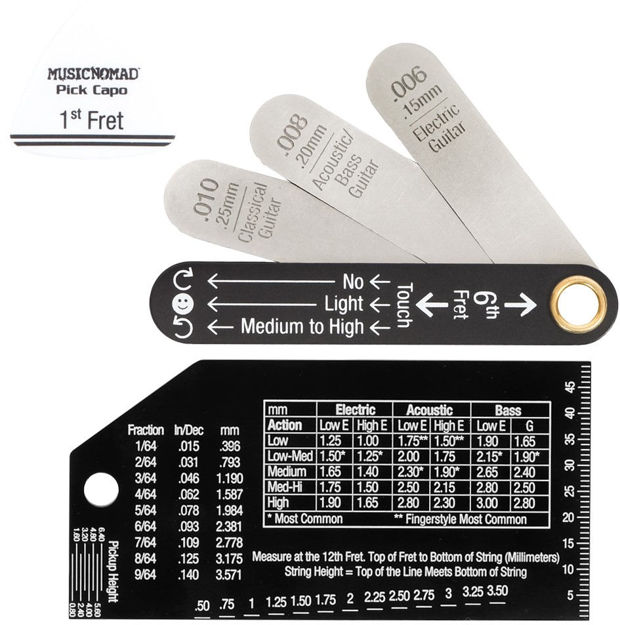 MusicNomad MN614 Truss Rod Relief Action Gauge
