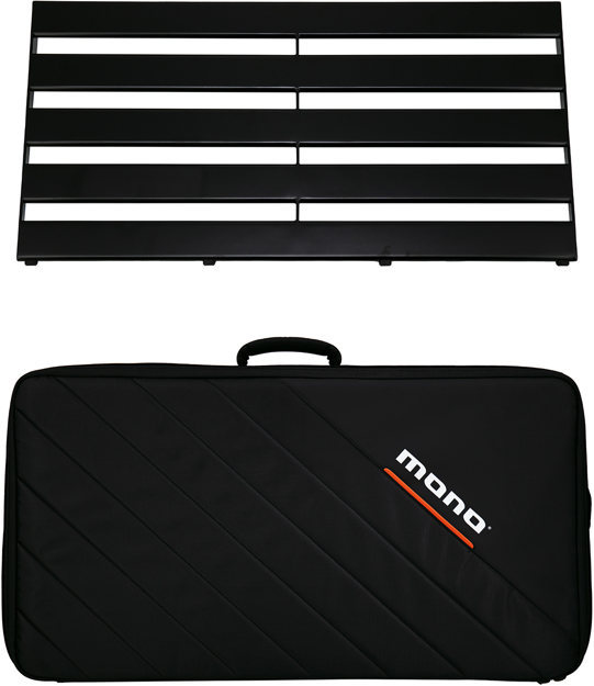 Mono Pedalboard Rail Large, Black og Stealth Pro Accessory Case, Black