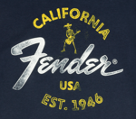 Fender Baja Blue T-Shirt, Blue, XL