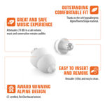 Alpine PartyPlug Ørepropper transparent