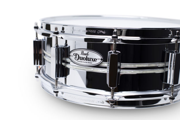 Pearl DuoLuxe Inlaid Chrome/Brass 14"x5" Snare