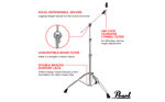 Pearl C-930 Cymbal Stand, Uni-Lock Tilter