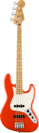 Fender Player II Jazz Bass, Maple Fingerboard, Coral Red