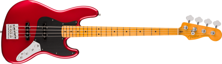 Fender American Ultra II Jazz Bass, Maple Fingerboard, Sinister Red