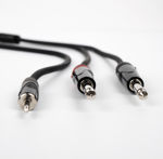 Pulse Signal Cable 3.5mm Stereo Jack - 2x 6.3mm Jack 3m