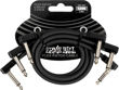 Ernie Ball 6445 Flex Patch Cable Black 30 cm 3-Pack