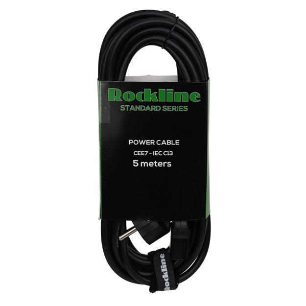 Rockline strøm kabel IEC 5m