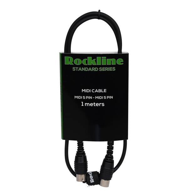 Rockline MD10 MIDI kabel 1m