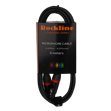 Rockline standard mikrofon kabel 3m XLR/XLR