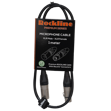 Rockline premium mikrofon kabel 1m XLR/XLR