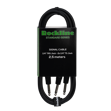 Rockline signal kabel 2,5m 1x TRS Jack/2x TS Jack