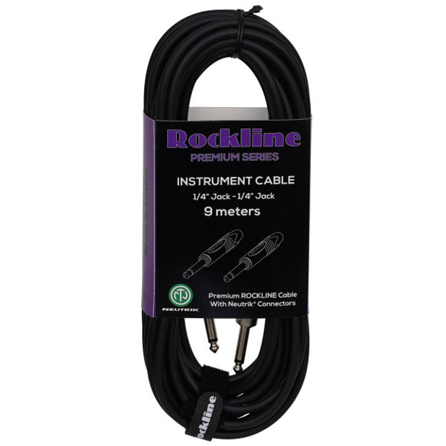 Rockline premium instrument kabel 9m JACK/JACK