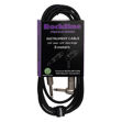 Rockline premium vinklet instrument kabel 3m JACK/JACK