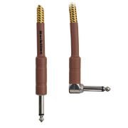 Rockline vinklet tweed instrument kabel 3m JACK/JACK