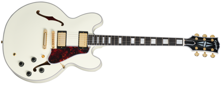 Epiphone 1959 ES-355 Classic White, inkludert koffert