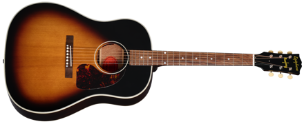 Epiphone 1942 Banner J-45 Vintage Sunburst, inkludert koffert