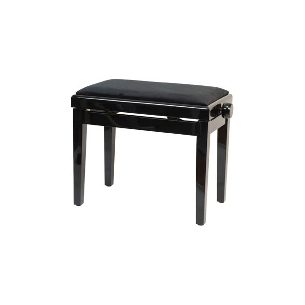 Rockline pianokrakk justerbar BK Gloss